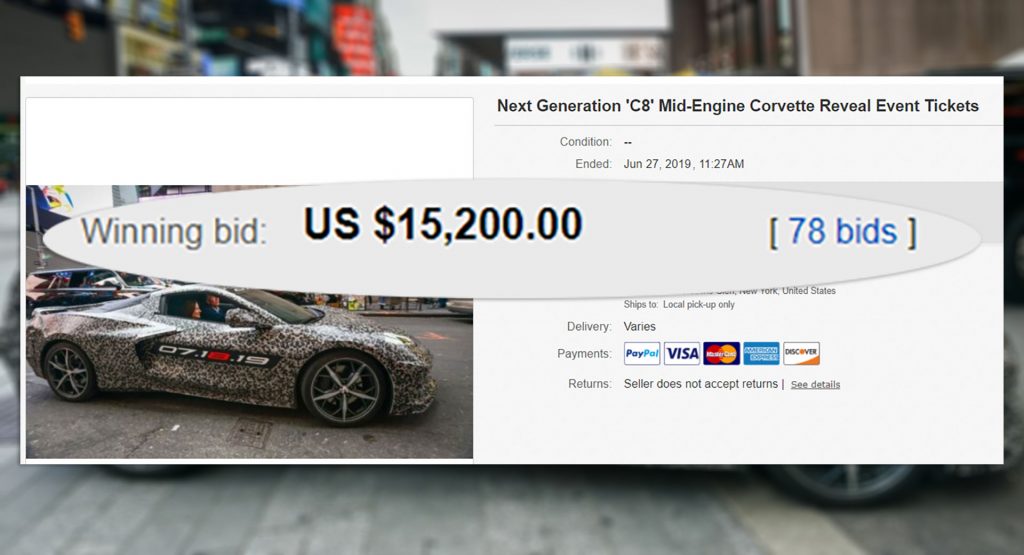  Someone Just Paid $15,200 To Attend The C8 Corvette’s Unveiling!