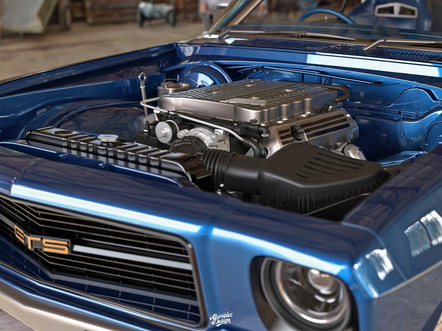 1973 Holden Monaro GTS Restomod Envisioned With Corvette Z06 Heart, Widebody Kit