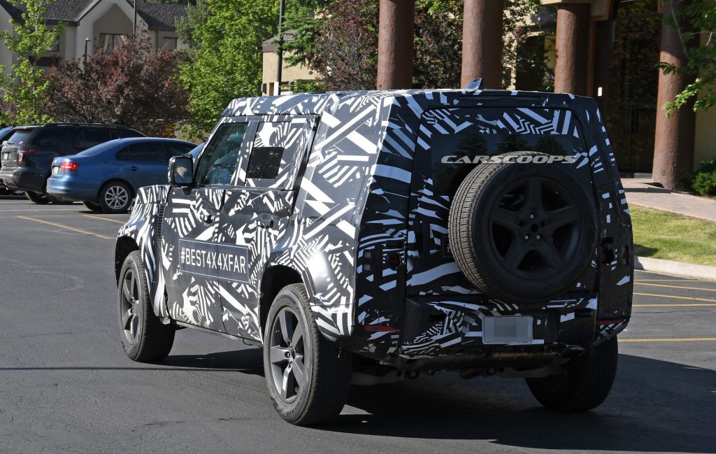 2020 Land Rover Defender Caught Undisguised In The Flesh | Carscoops