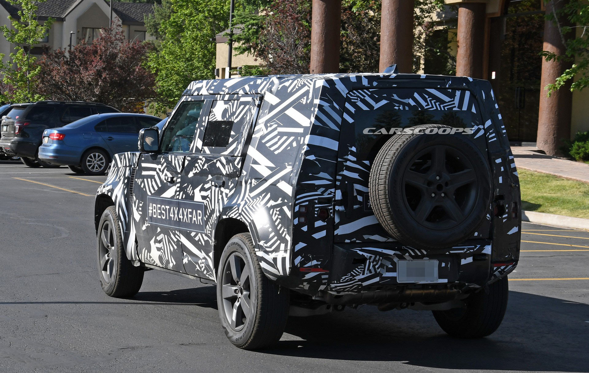 2020 Land Rover Defender Caught Undisguised In The Flesh