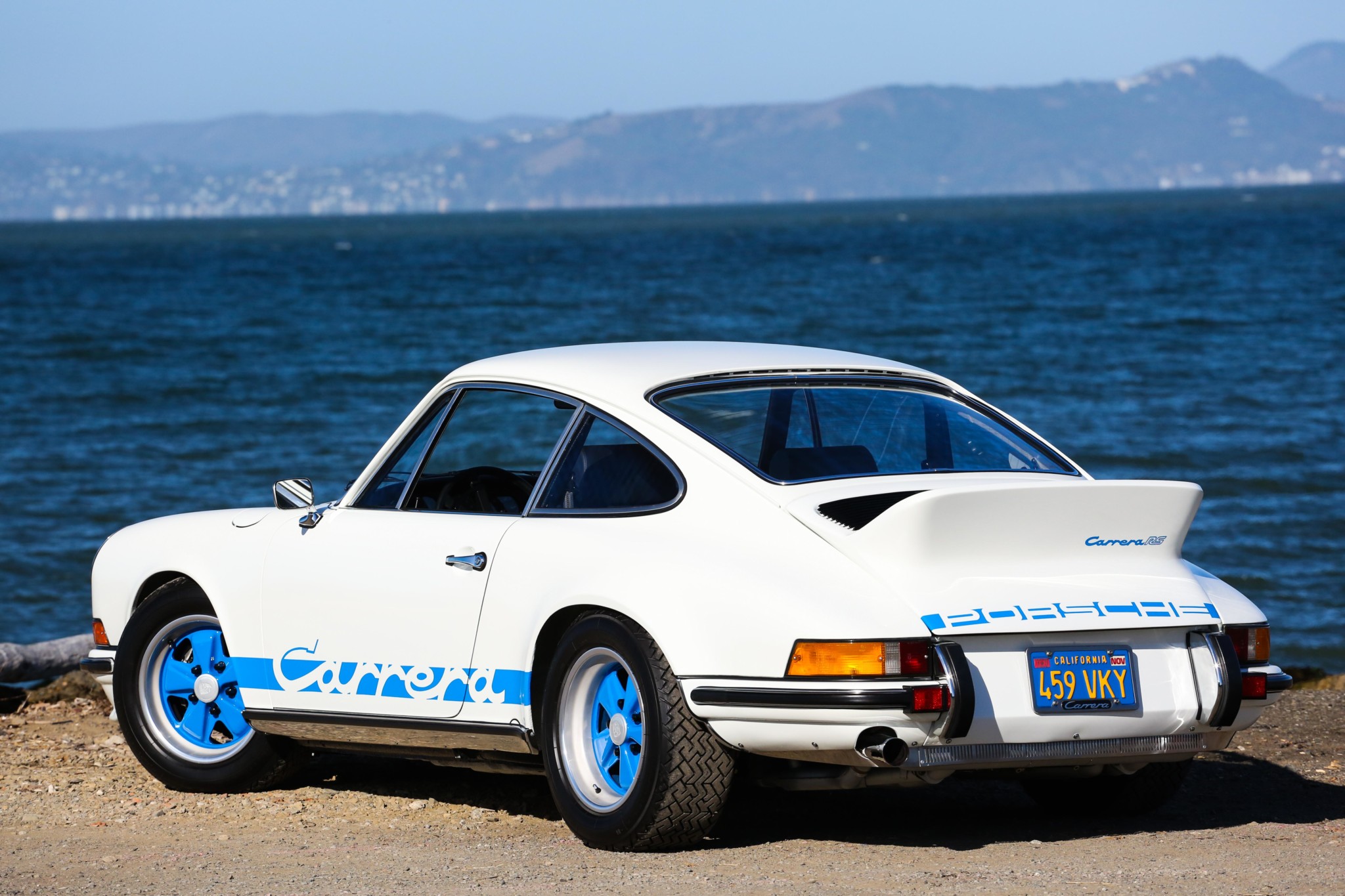Award-Winning 1973 Porsche 911 Carrera RS Is A White And Blue Gem