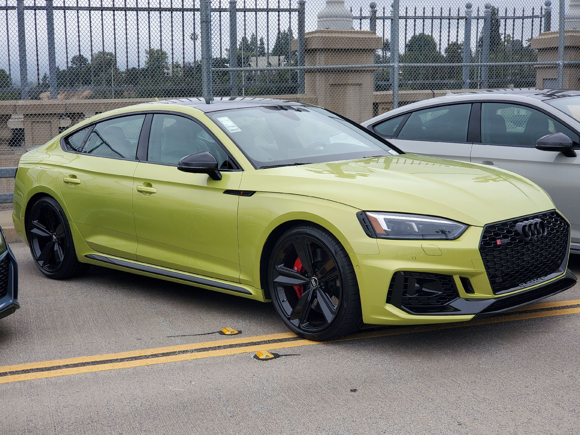 Audi RS5 Sportback Stands Out In California With Peridot Green Paint