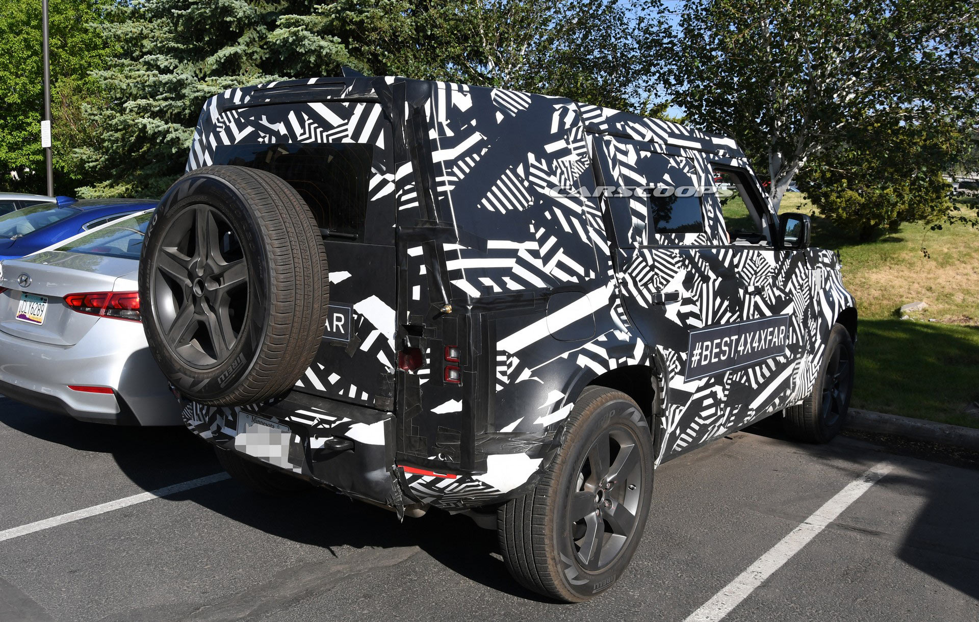 2020 Land Rover Defender Caught Undisguised In The Flesh