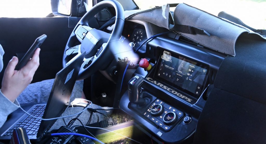 2020 Land Rover Defender Sports Digital Instrument Cluster, Small Touchscreen