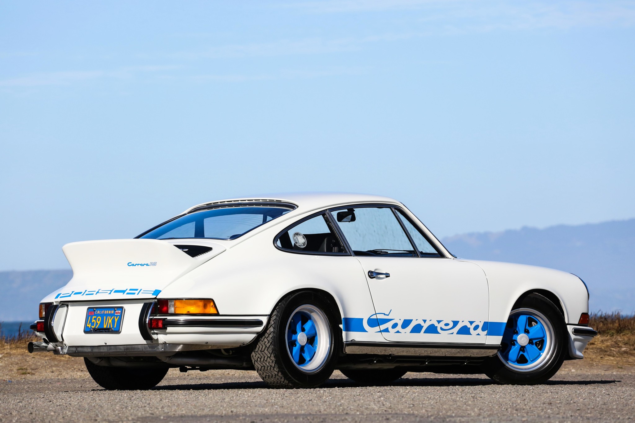 Award-Winning 1973 Porsche 911 Carrera RS Is A White And Blue Gem