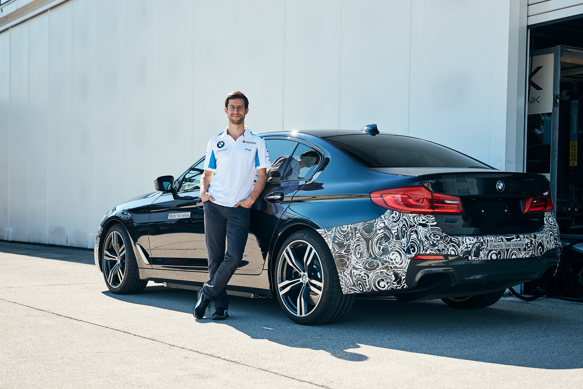 BMW’s Power BEV Trial Vehicle Is A 710 HP 5-Series Sedan