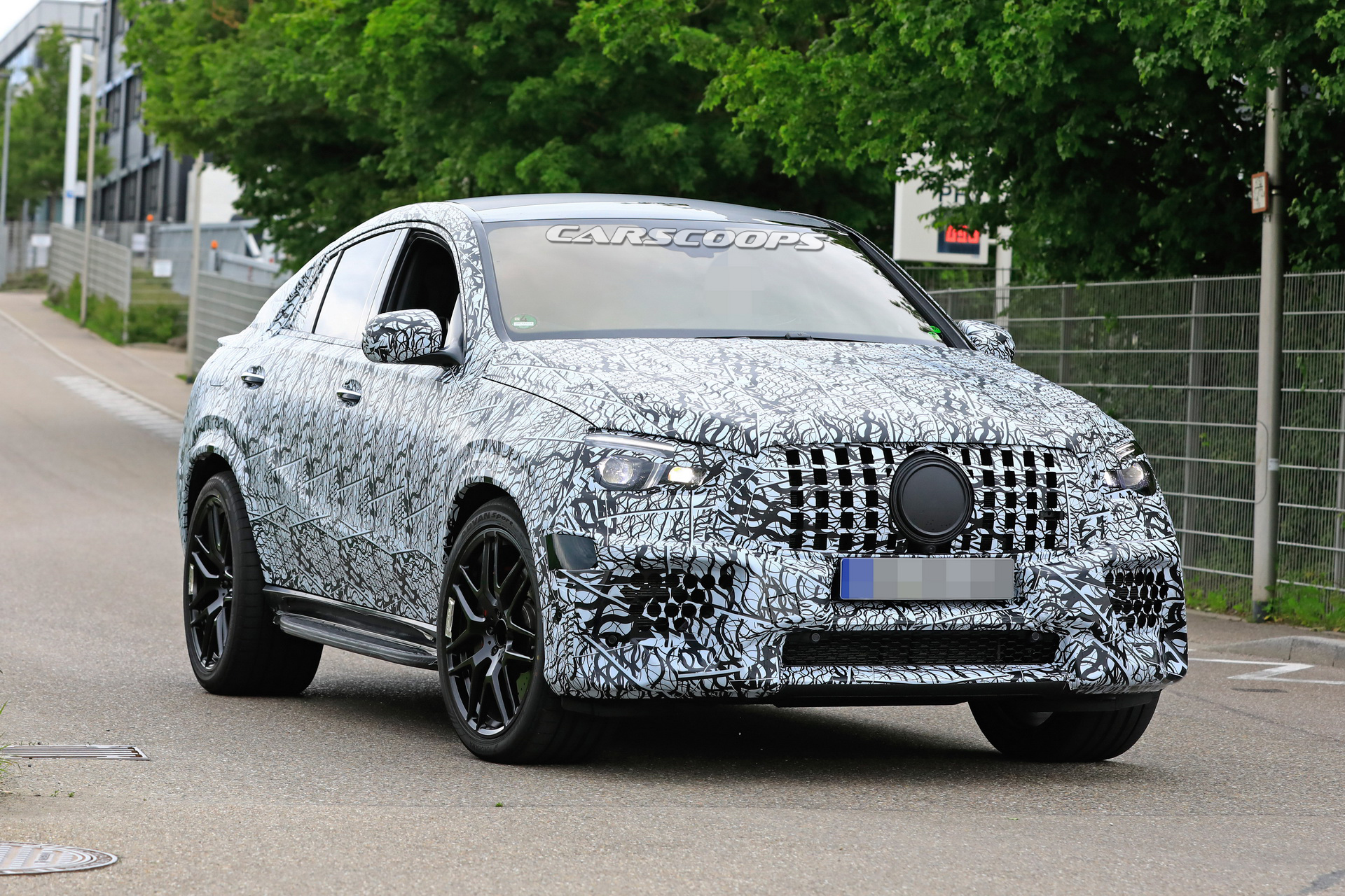 2020 Mercedes-AMG GLE 63 Coupe Shows Its Muscles On German Roads