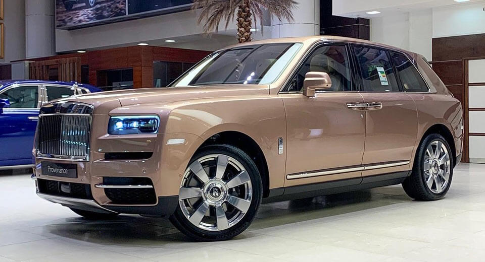 Petra Gold Rolls Royce Cullinan Showcased With Moccasin