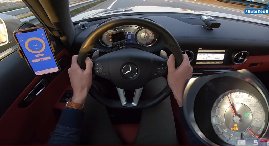 Watch A 1025 HP Mercedes-Benz SLS AMG Roam The Autobahn