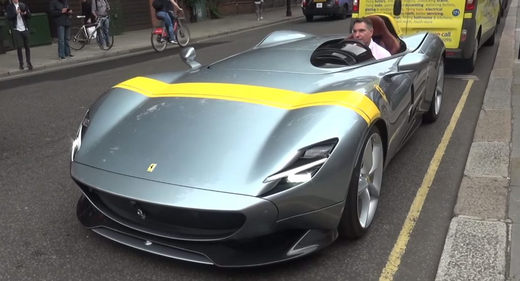  Ferrari Monza SP1 Is Guaranteed To Snap Some Necks In London