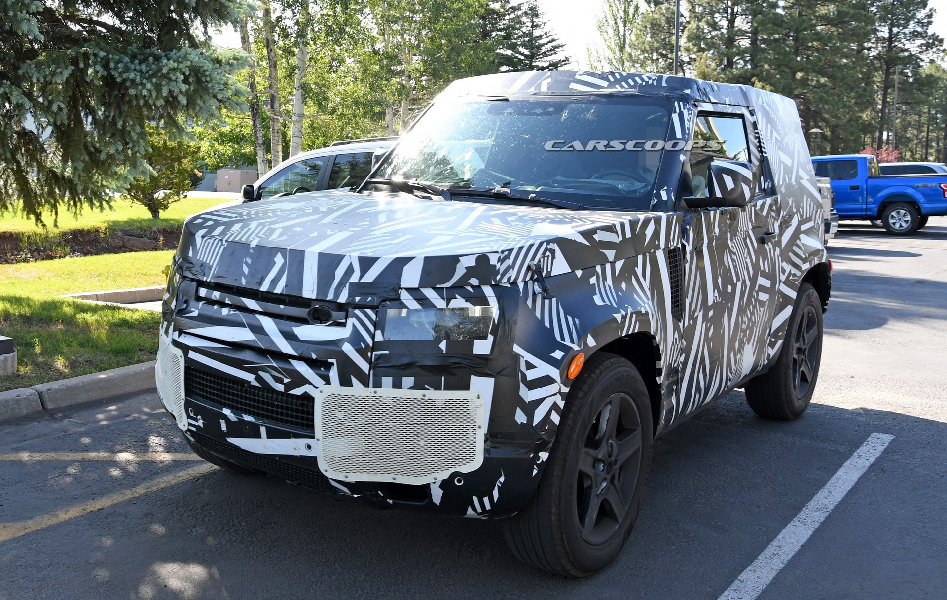 2020 Land Rover Defender Caught Undisguised In The Flesh
