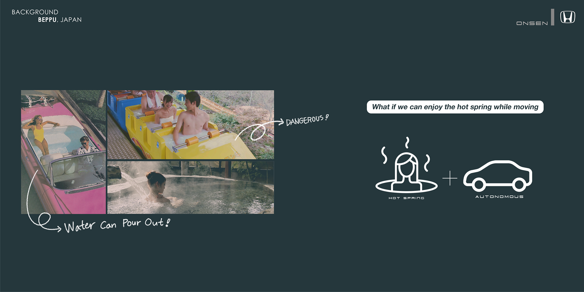 Honda City Car Lets You Take A Hot Bath And Relax While Being Driven Around