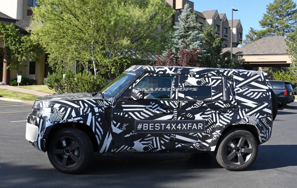 2020 Land Rover Defender Caught Undisguised In The Flesh | Carscoops