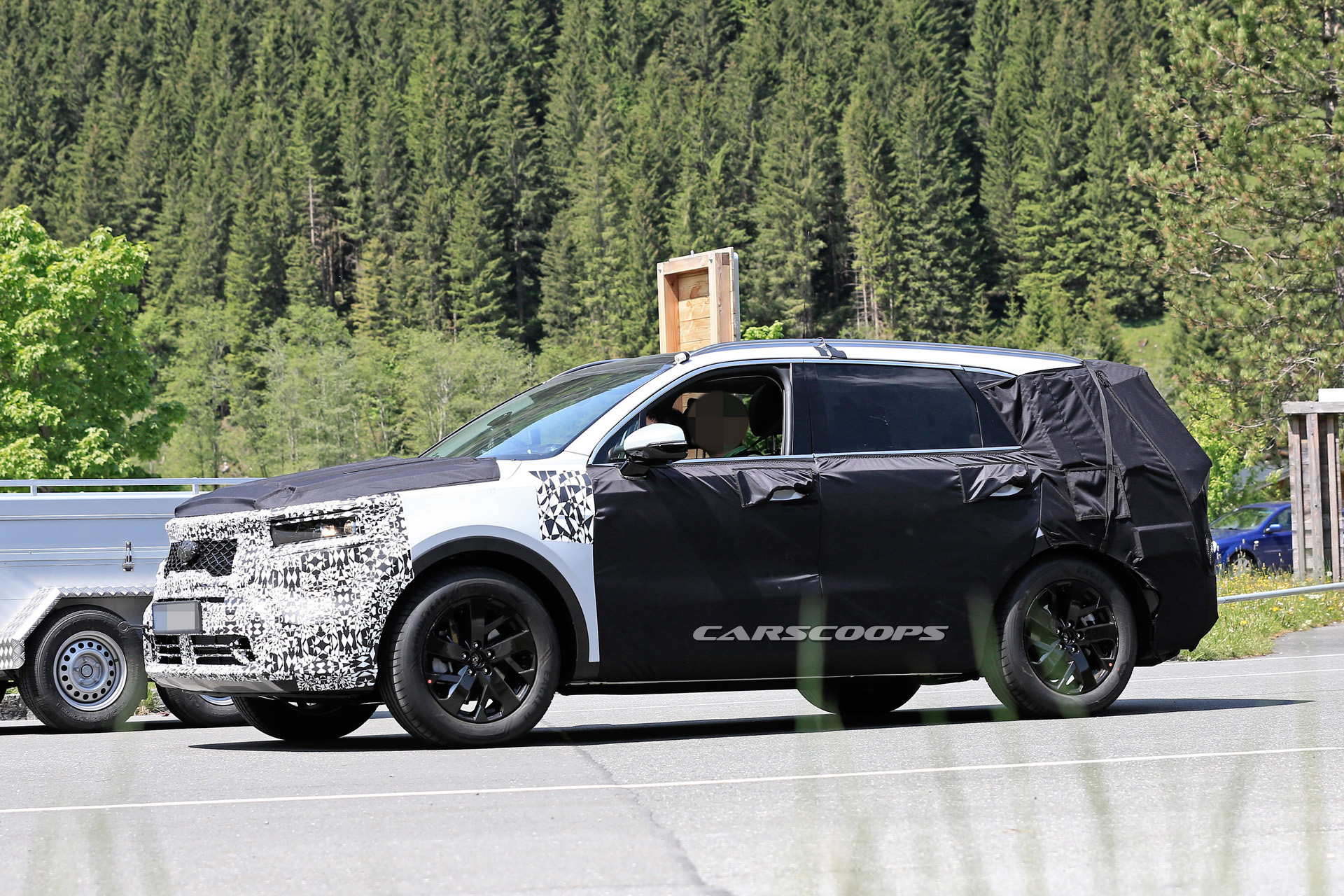 Next-Gen 2021 Kia Sorento Spied Being Benchmarked Against BMW X5