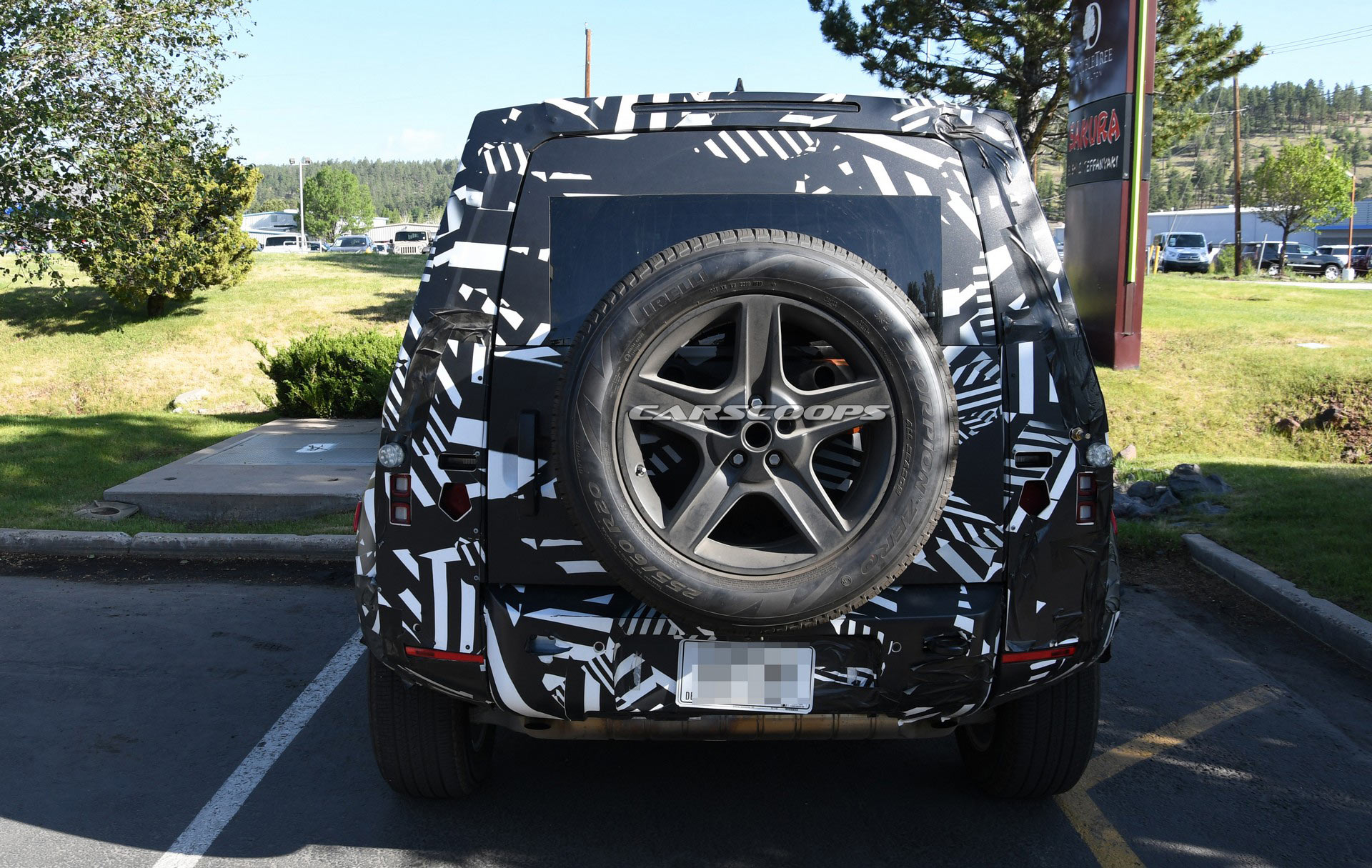 2020 Land Rover Defender Caught Undisguised In The Flesh