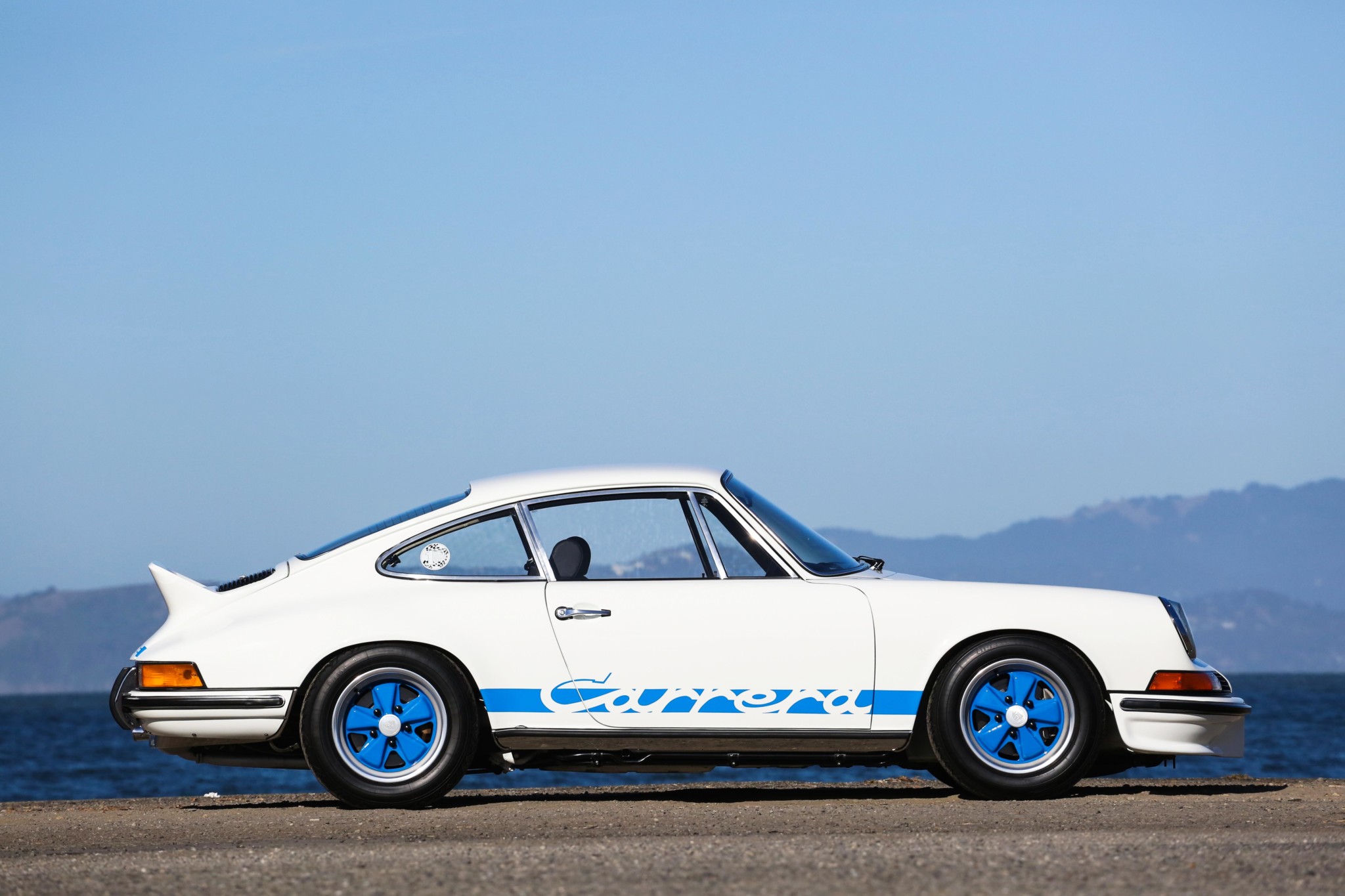 Award-Winning 1973 Porsche 911 Carrera RS Is A White And Blue Gem