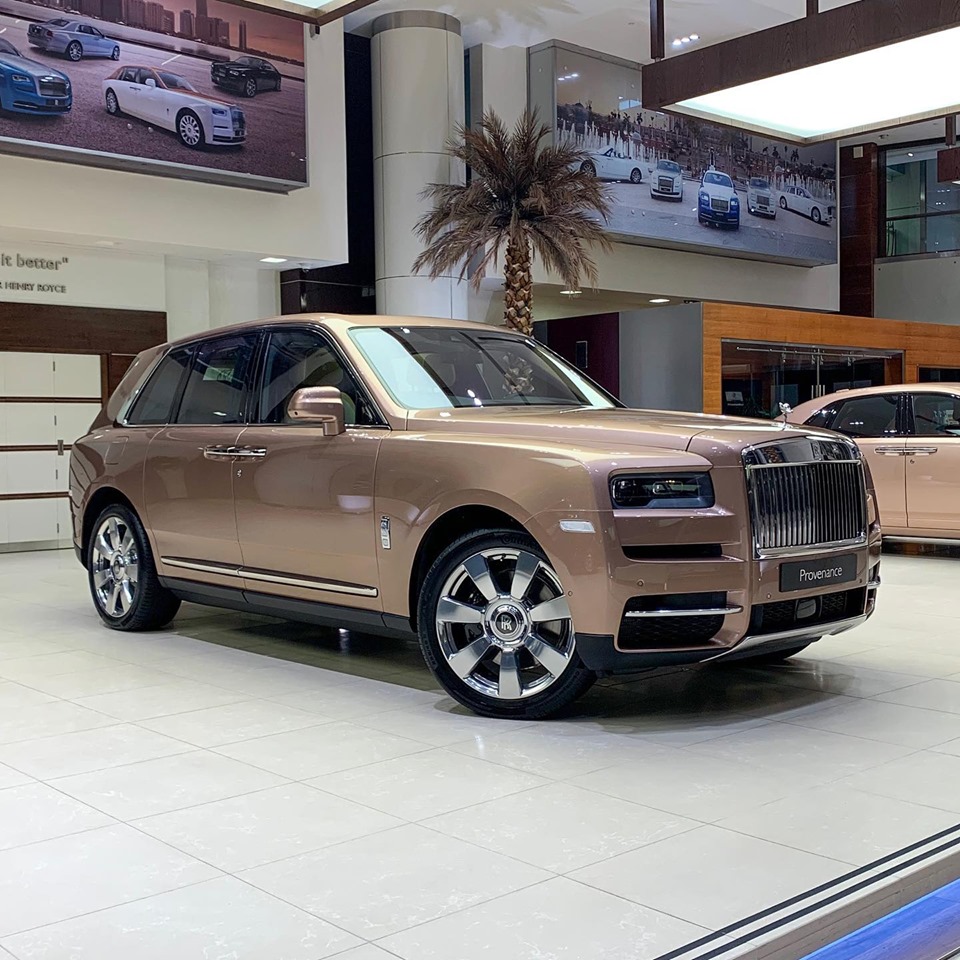 Petra Gold Rolls-Royce Cullinan Showcased With Moccasin Interior