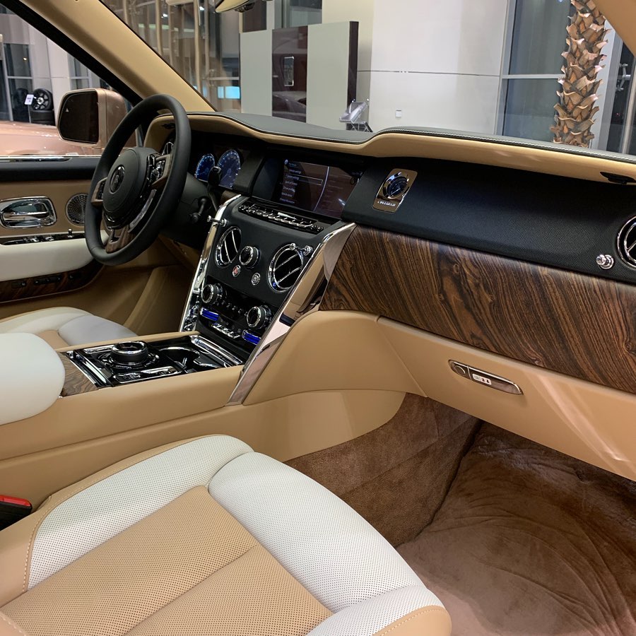 Petra Gold Rolls-Royce Cullinan Showcased With Moccasin Interior