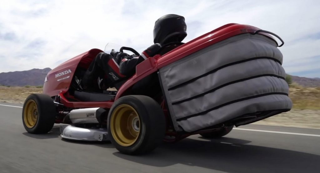 Honda’s Insane Mean Mower V2 Reviewed: Quicker Than A Nissan GT-R, Scary As Hell To Drive