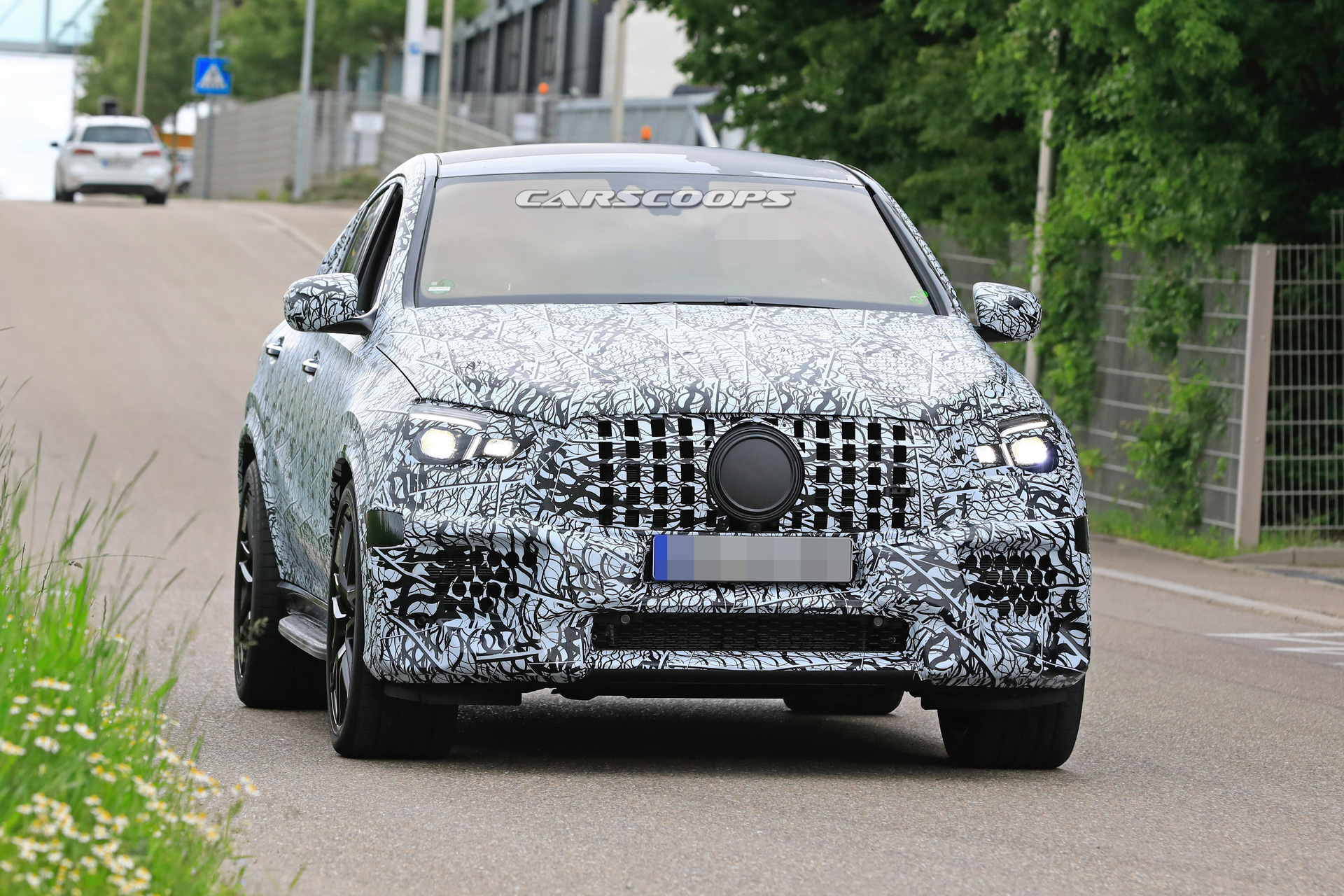 2020 Mercedes-AMG GLE 63 Coupe Shows Its Muscles On German Roads