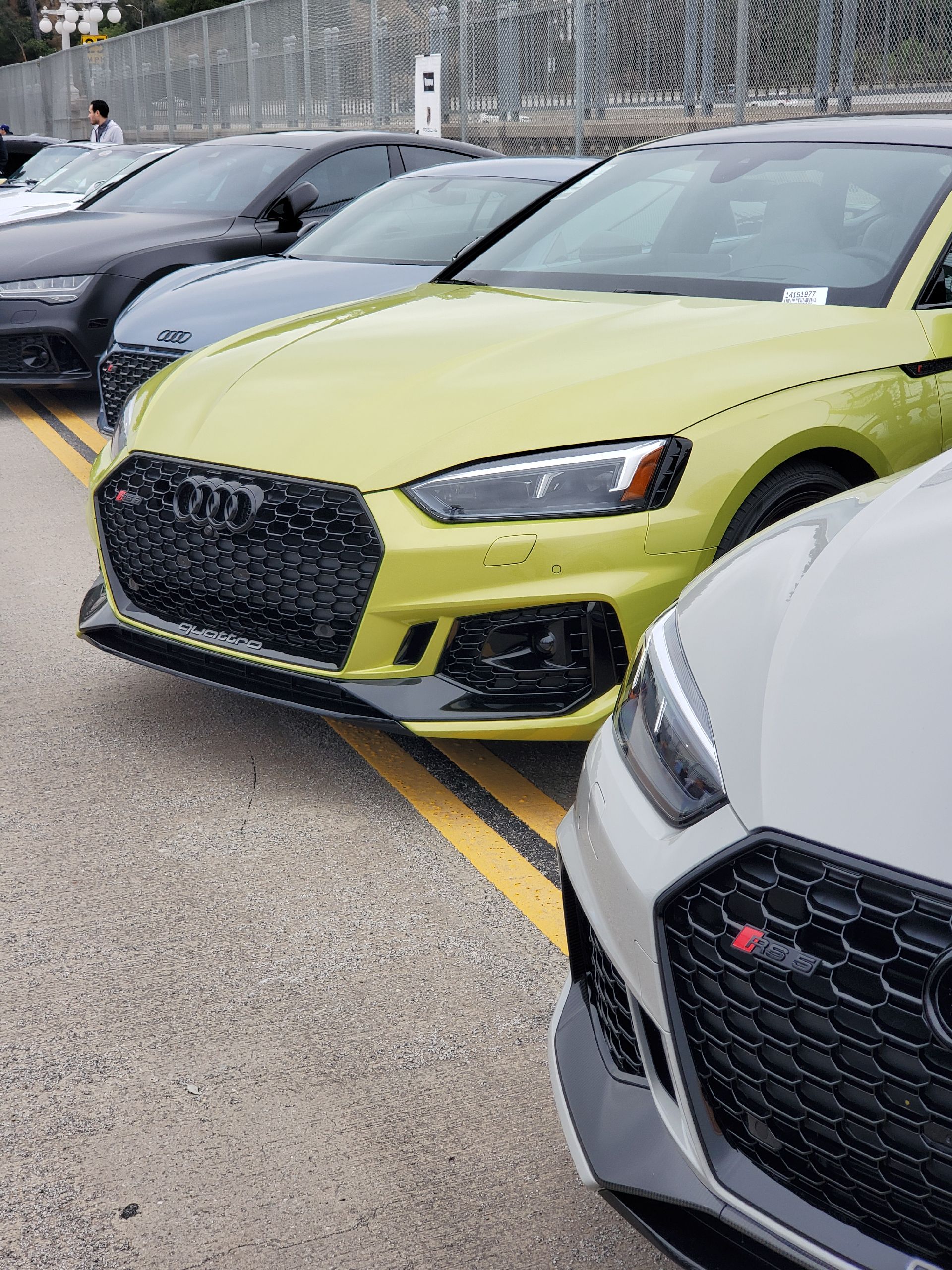 Audi RS5 Sportback Stands Out In California With Peridot Green Paint