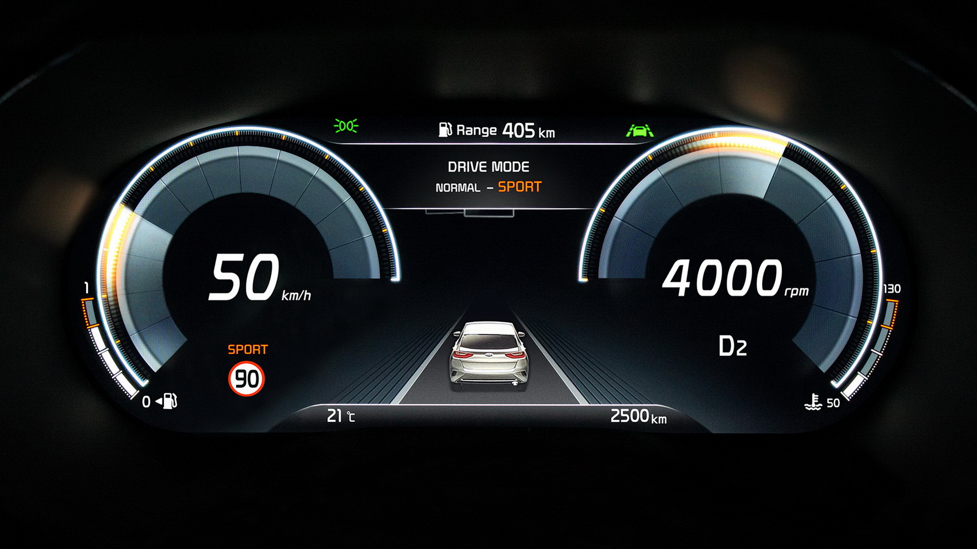 Kia XCeed Crossover Shows Us Its New Digital Instrument Cluster