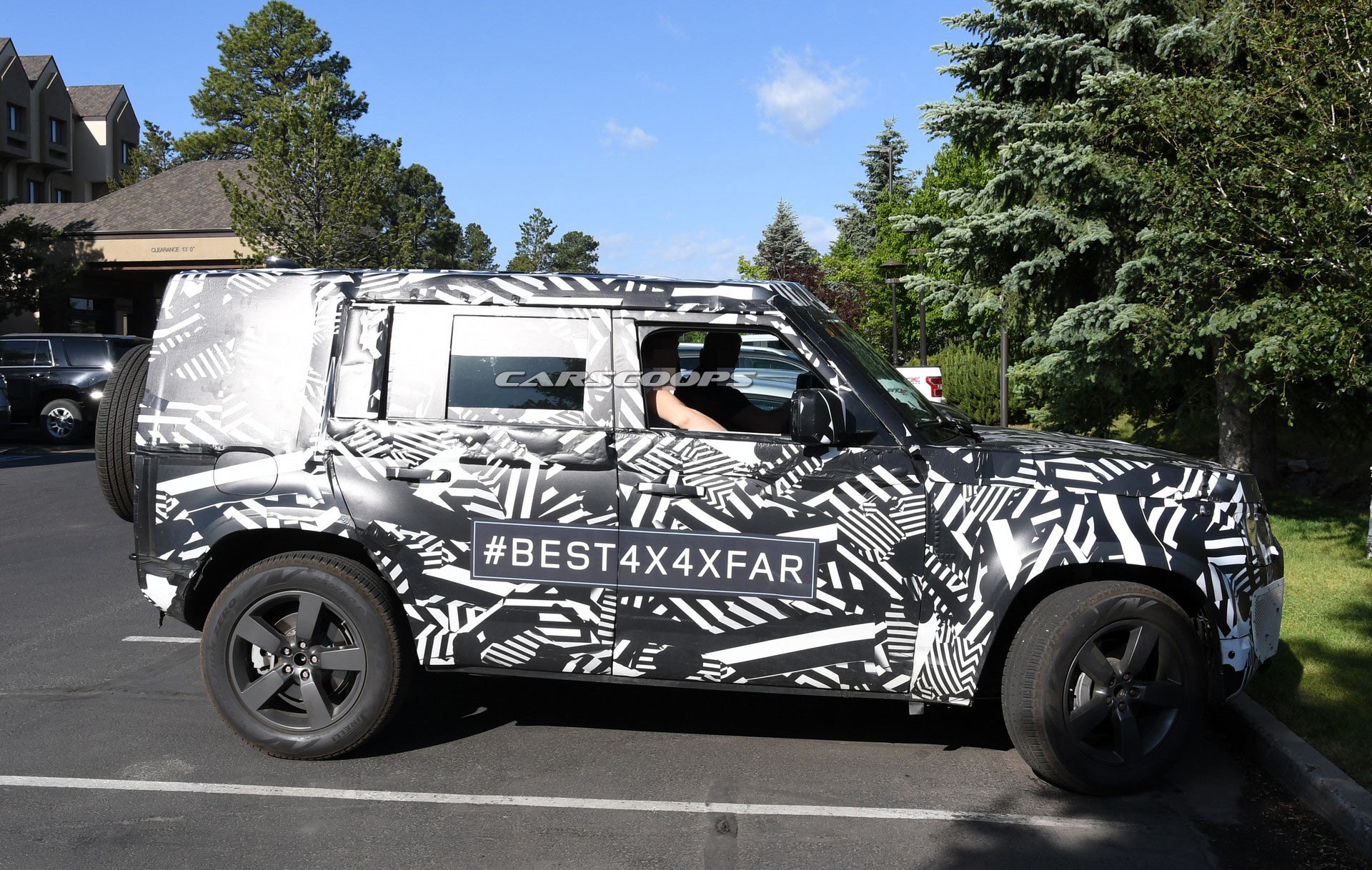 2020 Land Rover Defender Caught Undisguised In The Flesh