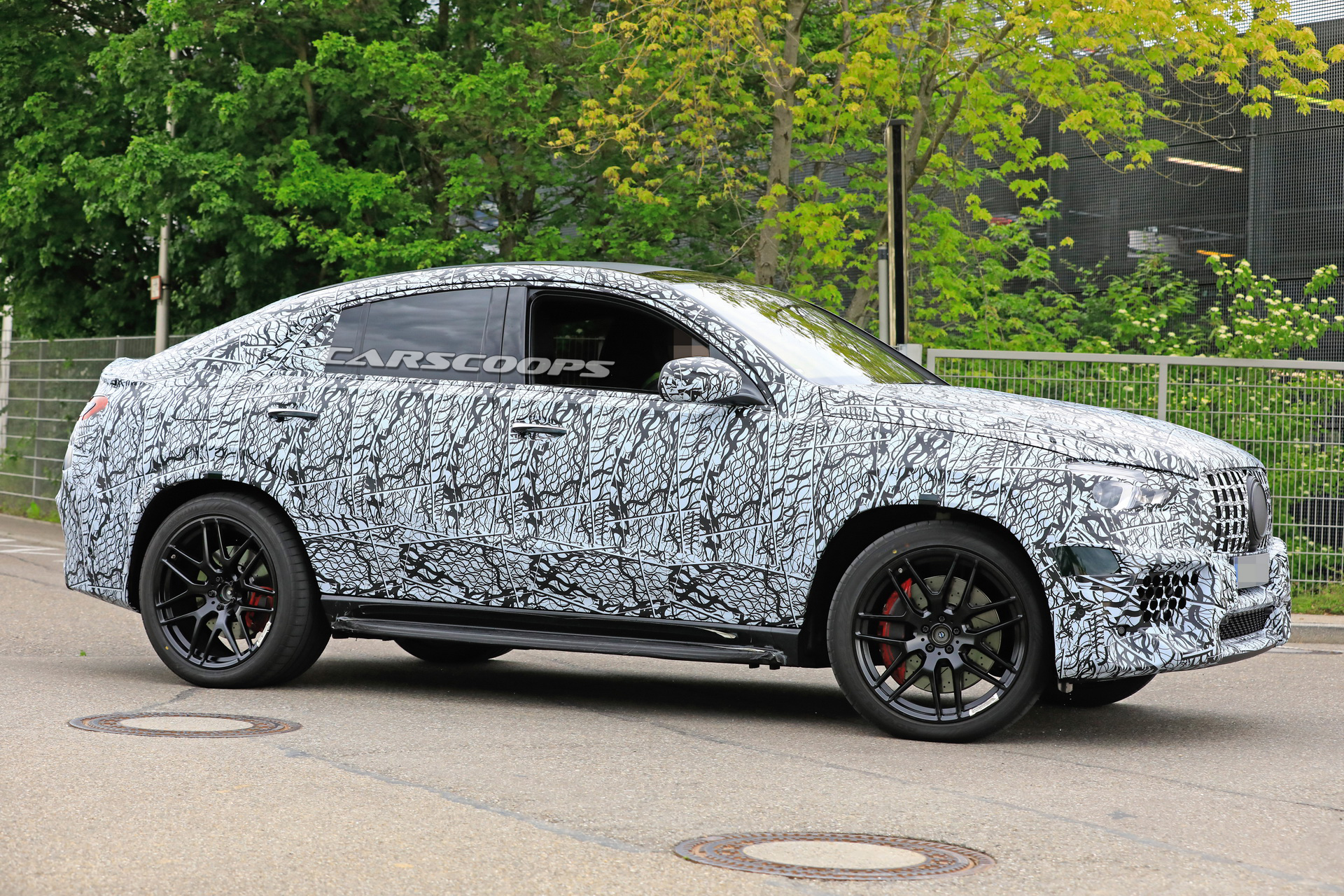 2020 Mercedes-AMG GLE 63 Coupe Shows Its Muscles On German Roads