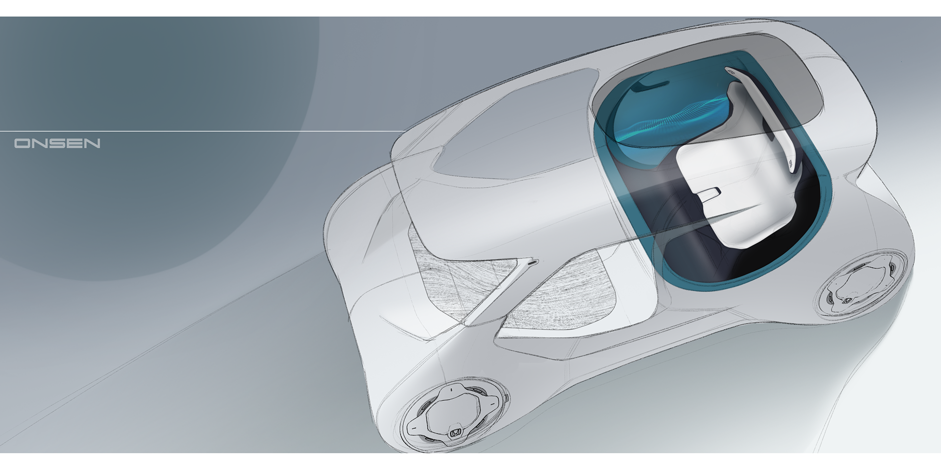 Honda City Car Lets You Take A Hot Bath And Relax While Being Driven Around