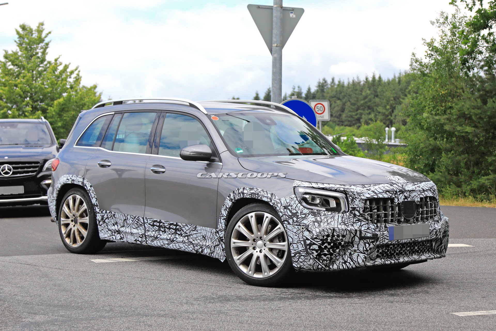 2020 Mercedes AMG GLB 45: 415HP Compact SUV Shows More Skin In Latest Spy Shots