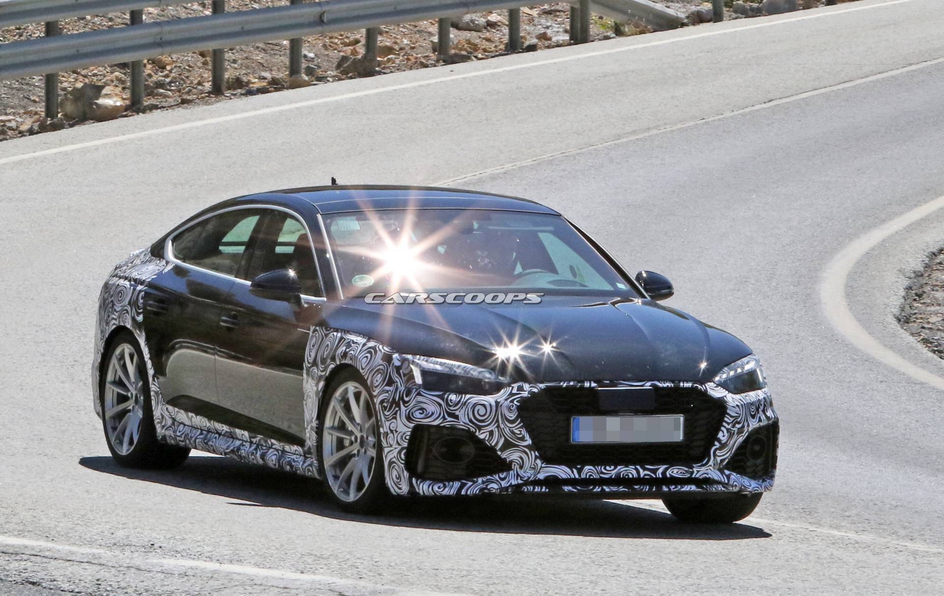 Audi Sport Wastes No Time As Facelifted RS5 Sportback Begins Testing