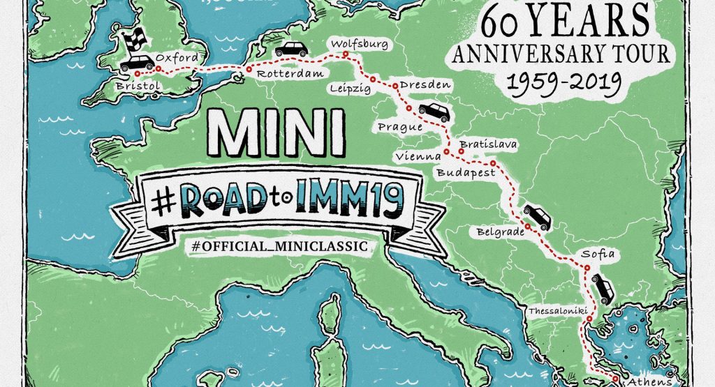 Mini Celebrates 60th Anniversary With Tour Across Europe