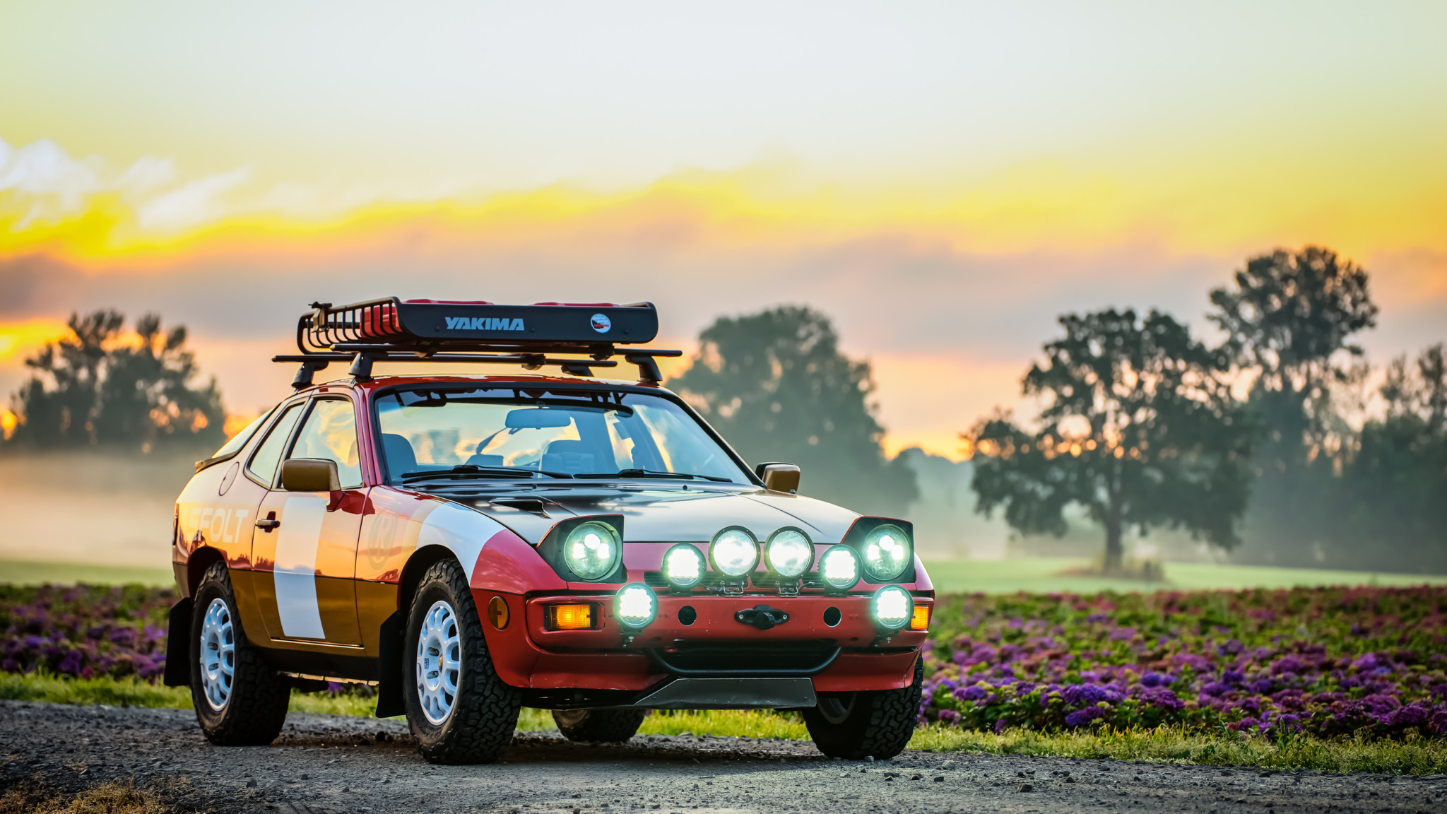 1987 Porsche 924S Baja Rally Car Is A Multi-Colored One-Off