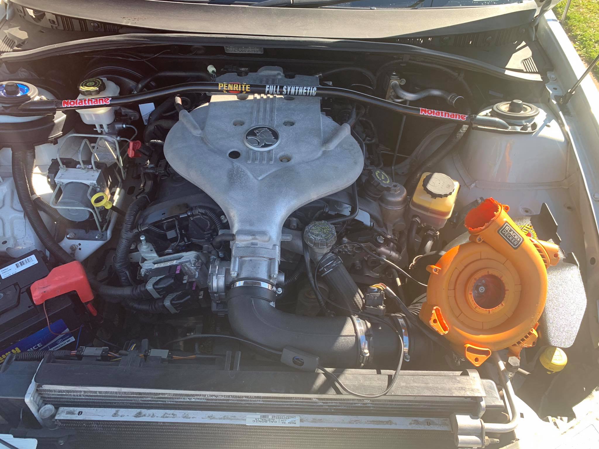 Is That A Leaf Blower Under Your Hood Or Are You Happy To See The Cops?