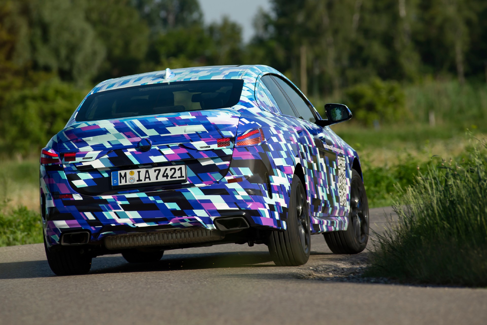 BMW Shows New 2-Series Gran Coupe With Colorful Camo
