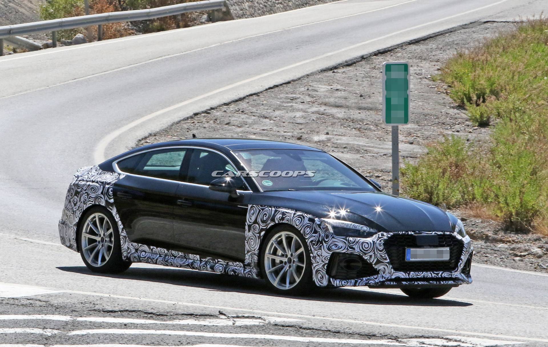 Audi Sport Wastes No Time As Facelifted RS5 Sportback Begins Testing