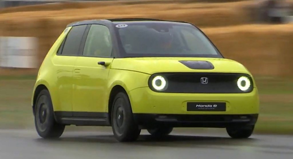  Honda E RWD Electric Prototype Gets Put To The Test By F1 Driver