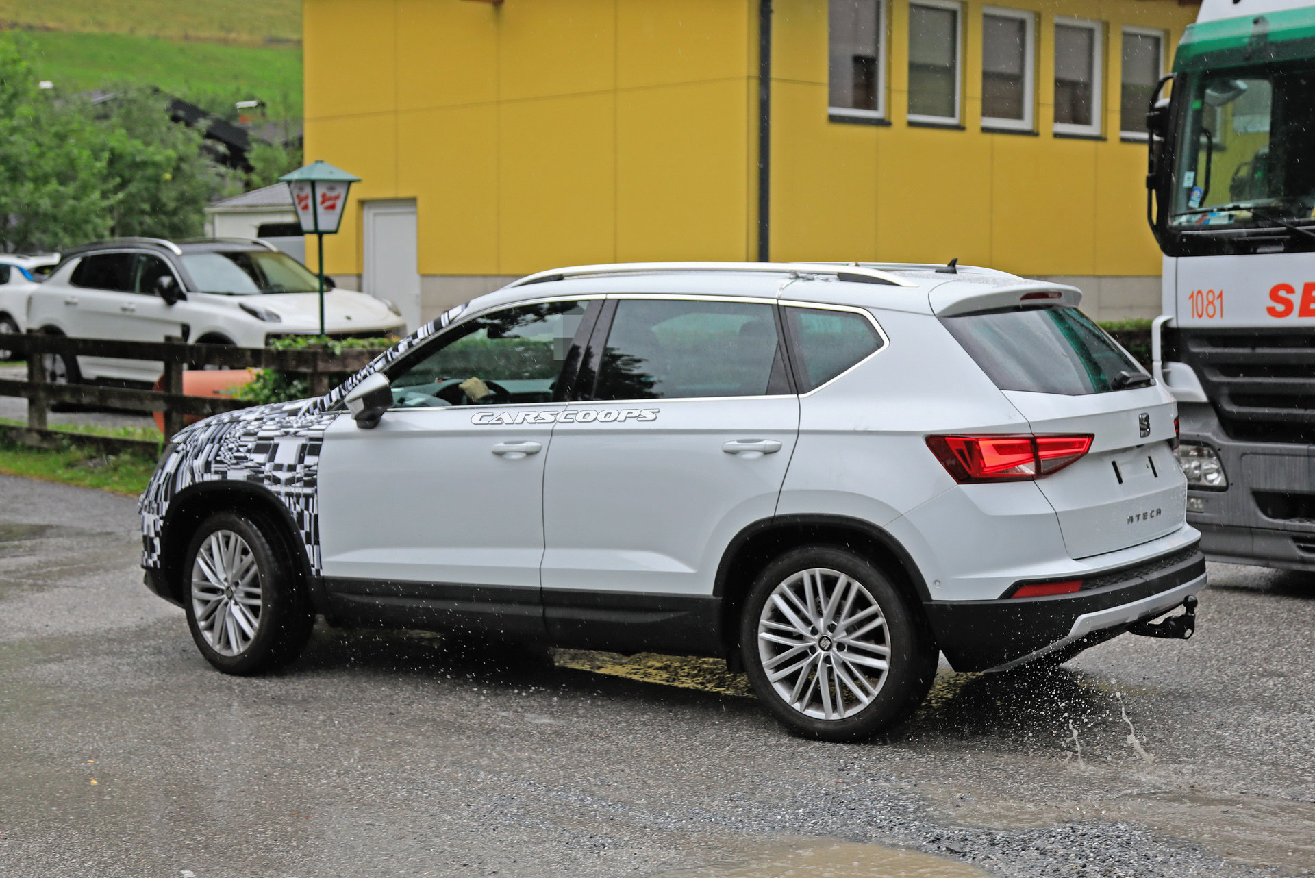 2020 Seat Ateca Facelift Makes Its Spy Debut Hiding A Subtle Design Refresh