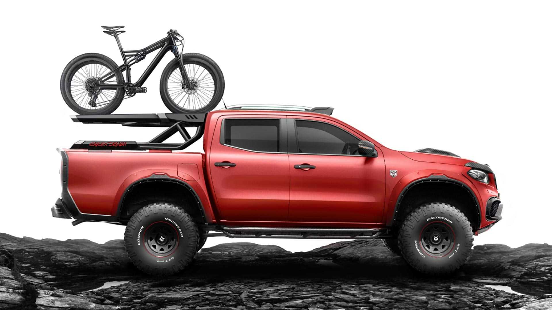 Pickup Design Creates The Perfect Bike Rack For The Mercedes X-Class