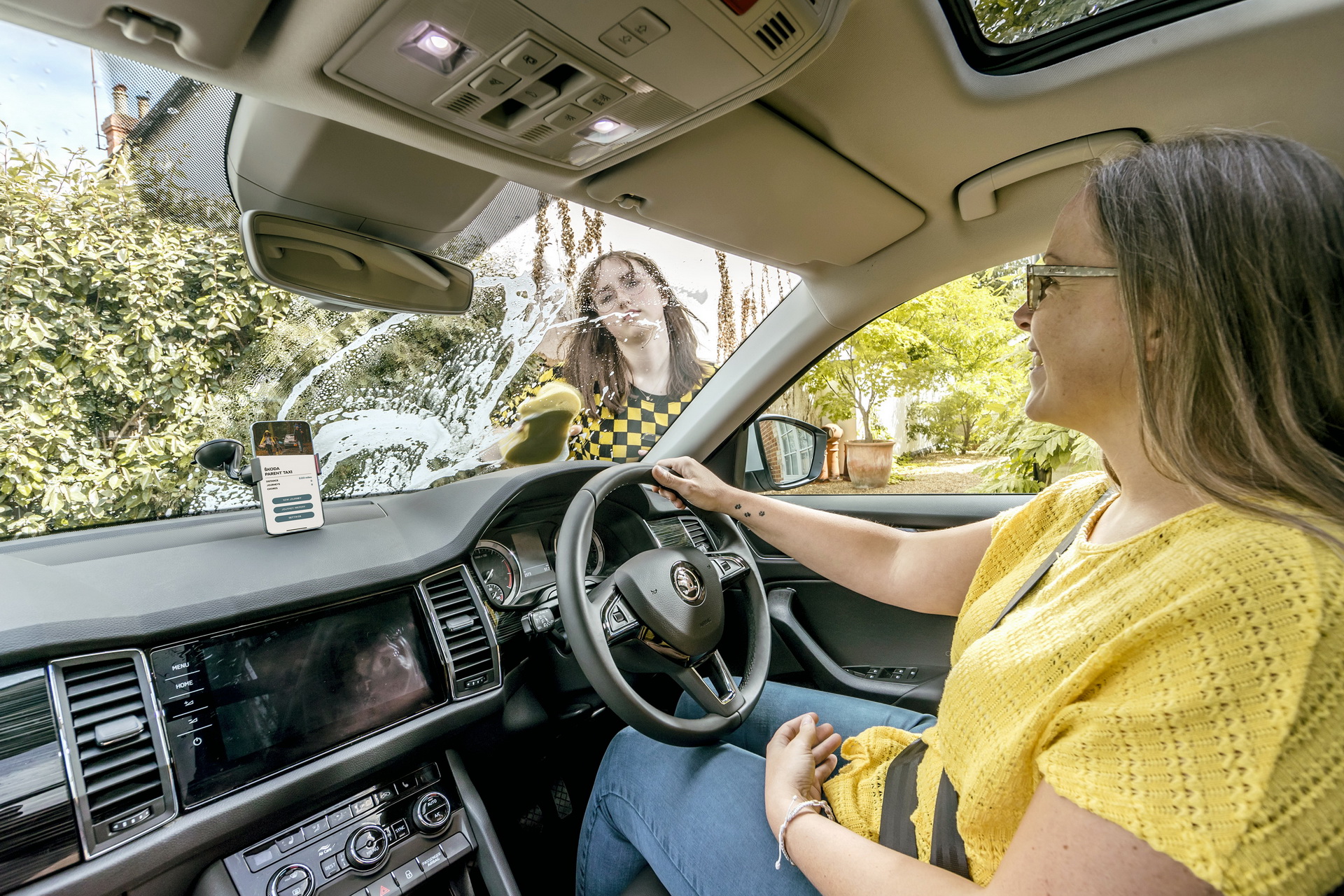 Skoda Launches Parent Taxi App In UK With Chores As Currency