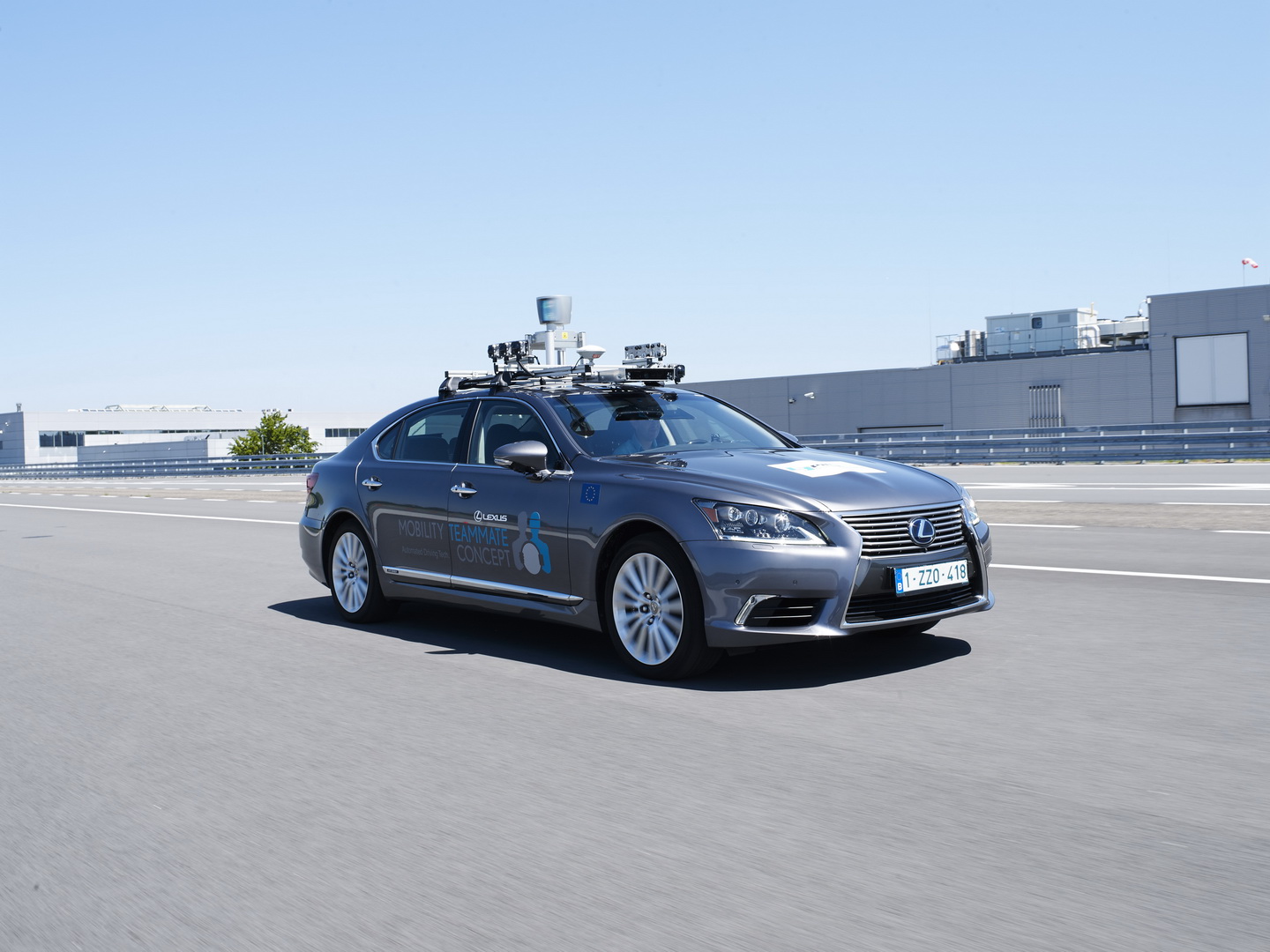 Autonomous Lexus LS Will Begin Testing On Public Roads In Belgium