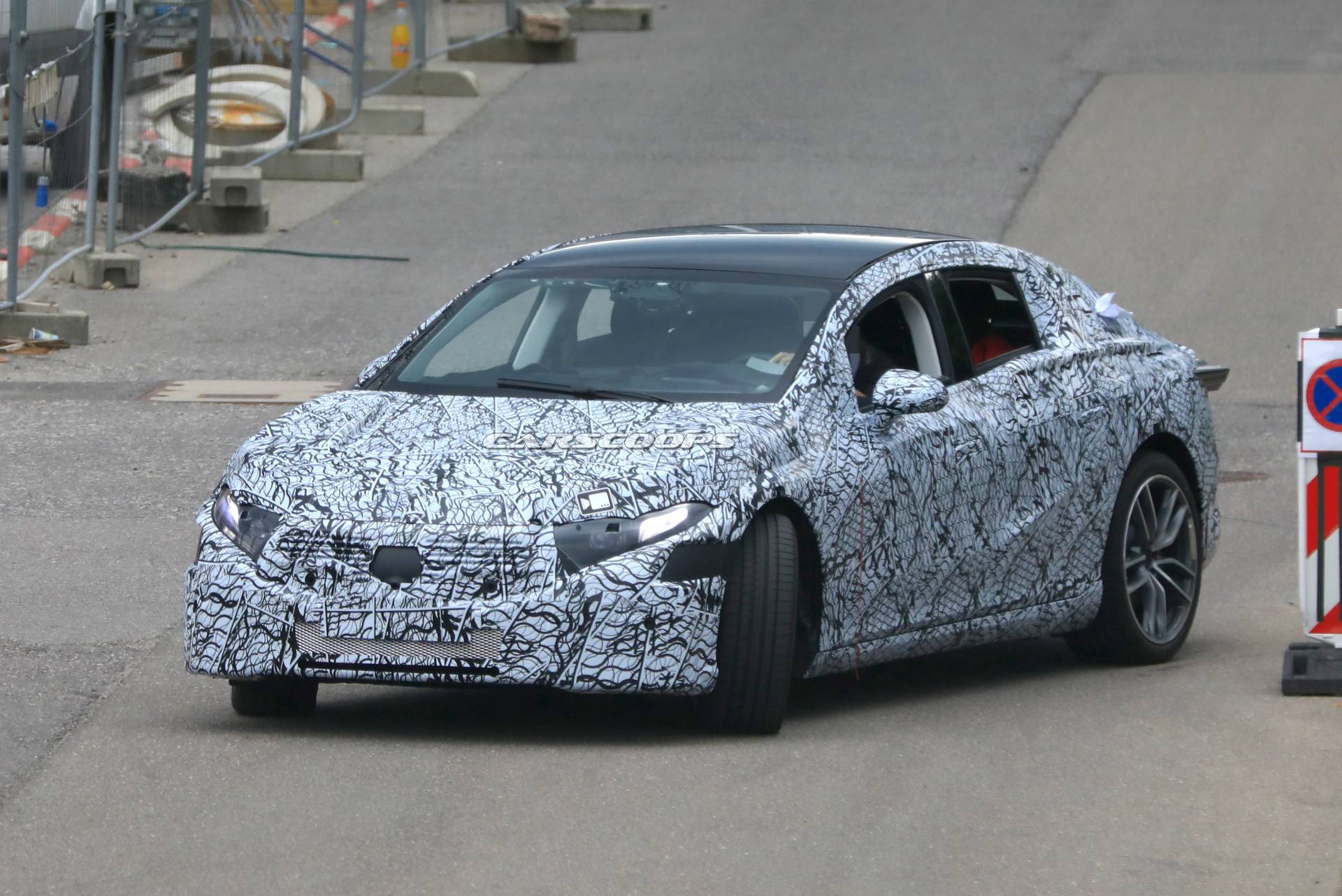 2021 Mercedes EQS Electric Flagship Shows Production Body, Should Porsche Taycan Worry?