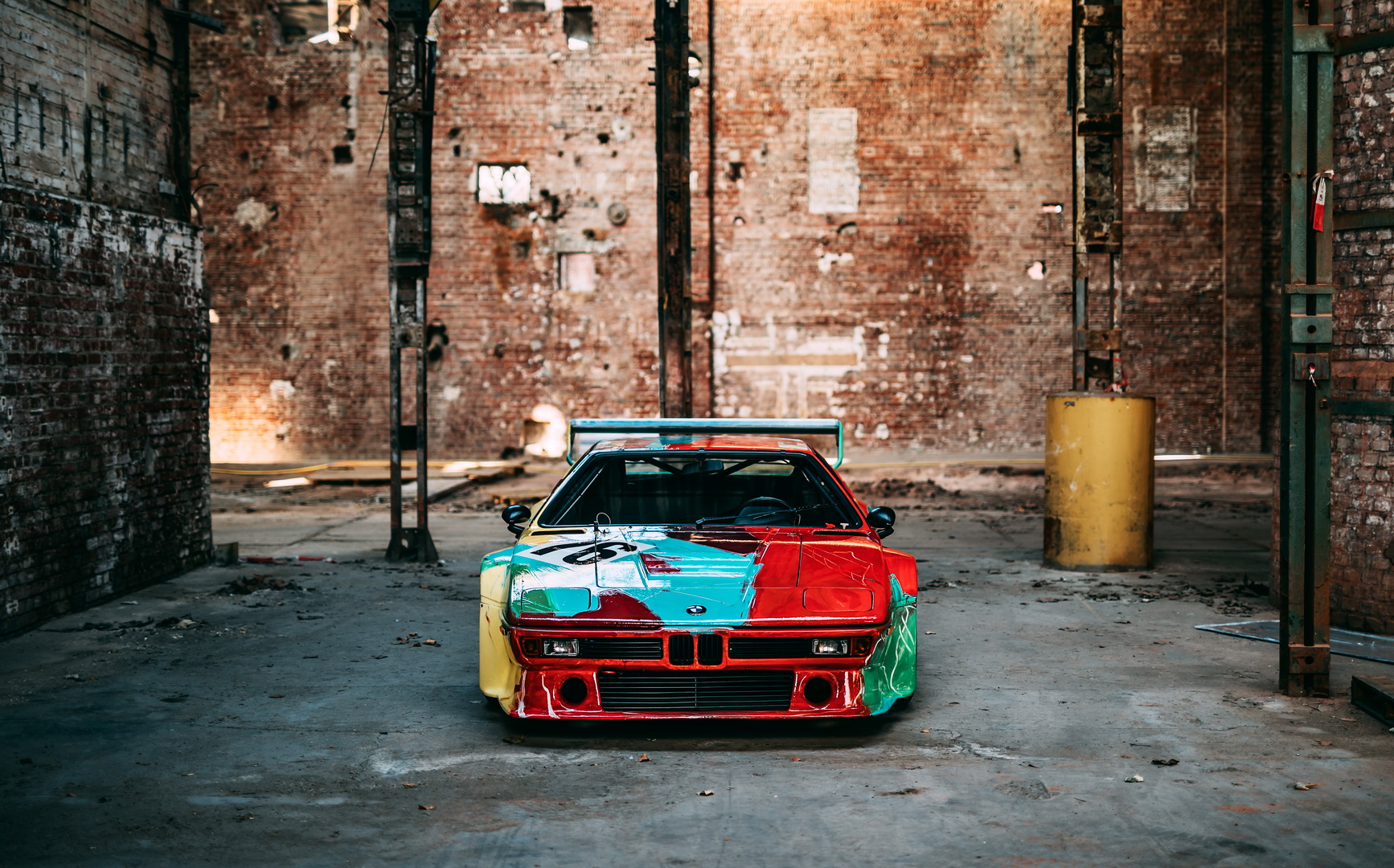 BMW M1 Art Car By Andy Warhol Poses For The Camera For Its 40th Birthday