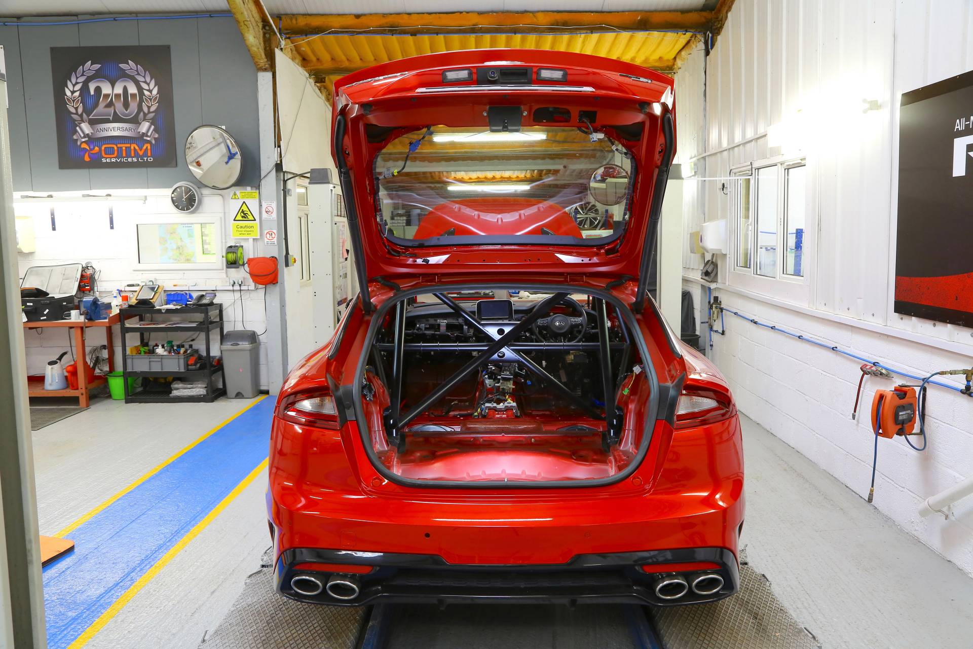 Kia Creates A 422 HP Stinger GT420 “Track Day Monster” After Saving It From The Crusher