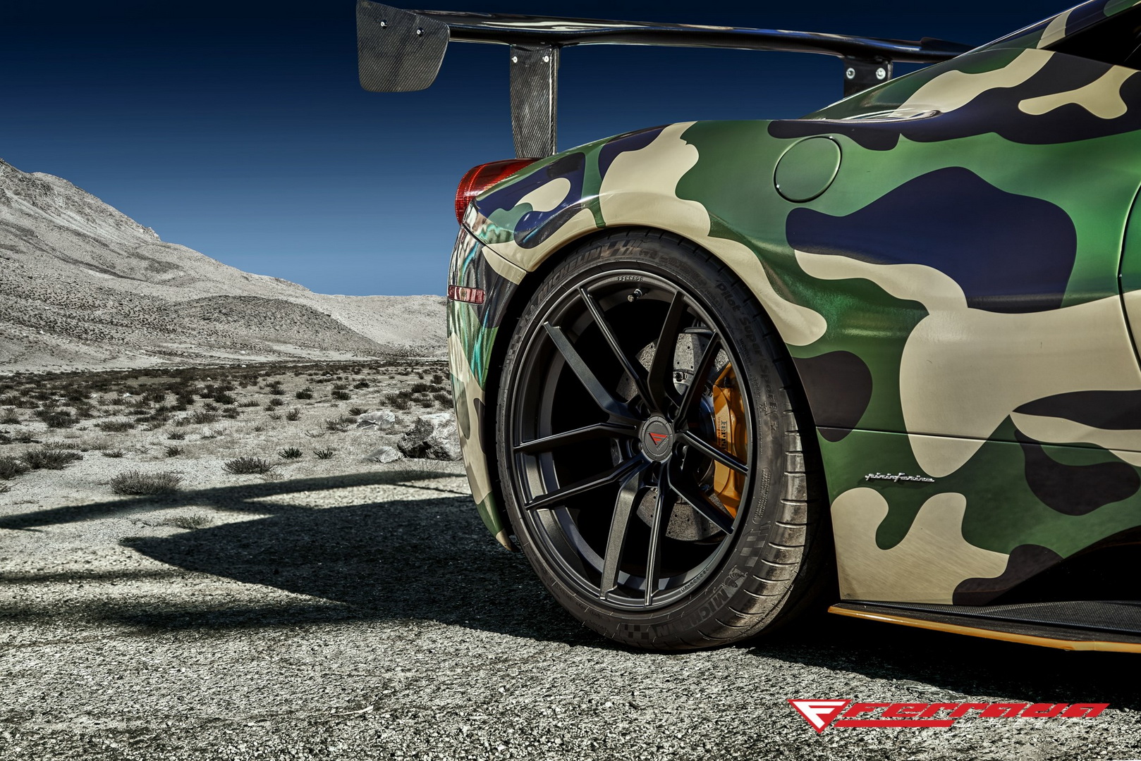 Camo’d Ferrari 458 Italia Is Craving For Attention, Heads To Vegas For Some Fun