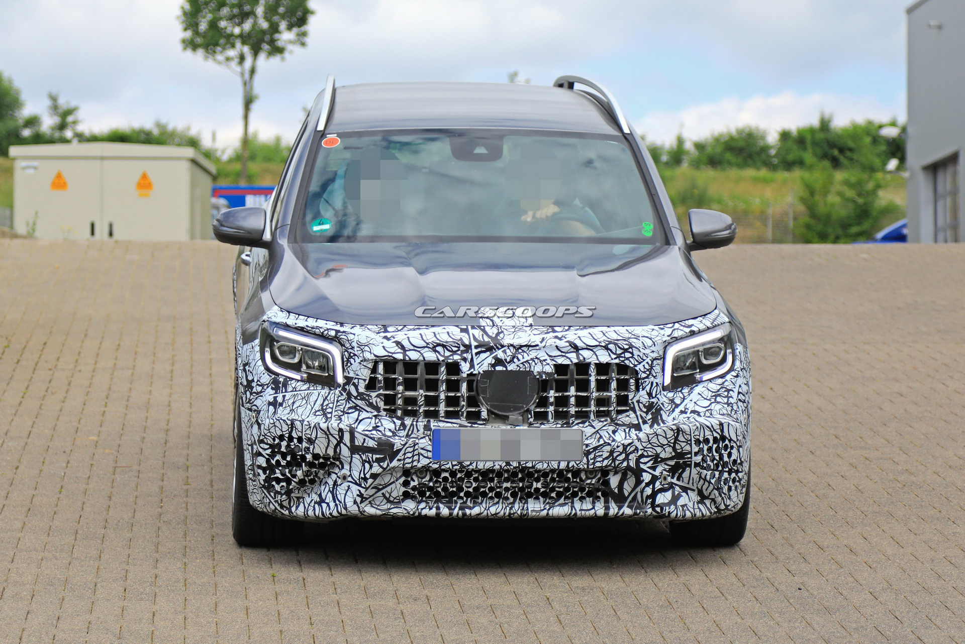 2020 Mercedes AMG GLB 45: 415HP Compact SUV Shows More Skin In Latest Spy Shots