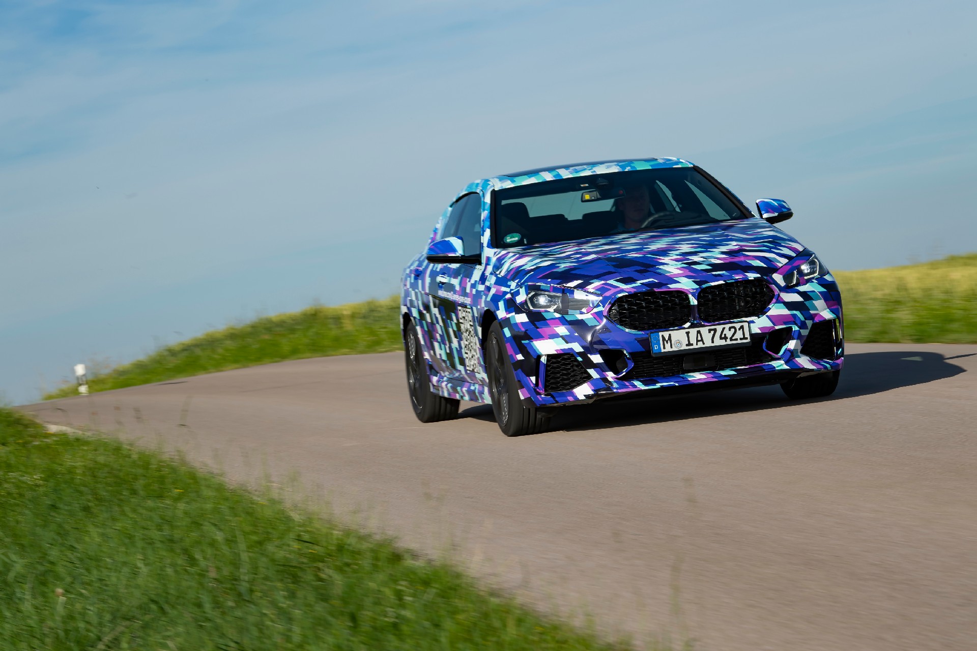 BMW Shows New 2-Series Gran Coupe With Colorful Camo