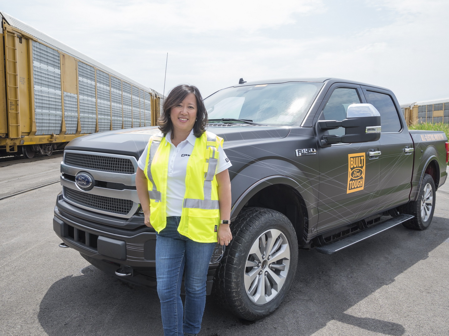 See The Ford F-150 Electric Prototype Tow Over 1 Million Pounds