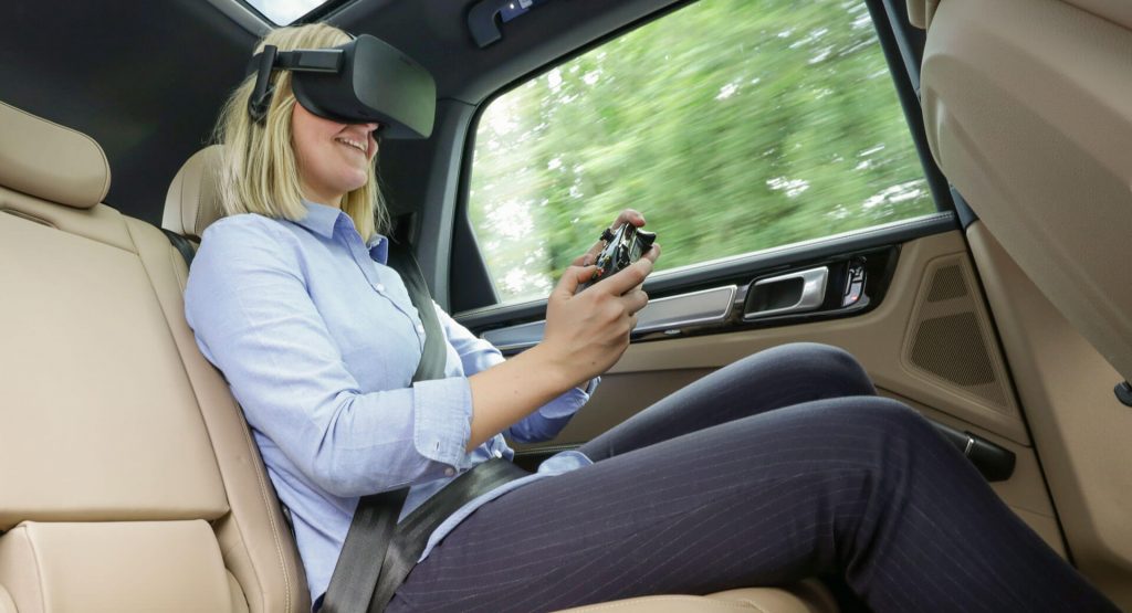  Porsche Wants To Fight Carsickness With… VR Entertainment System?