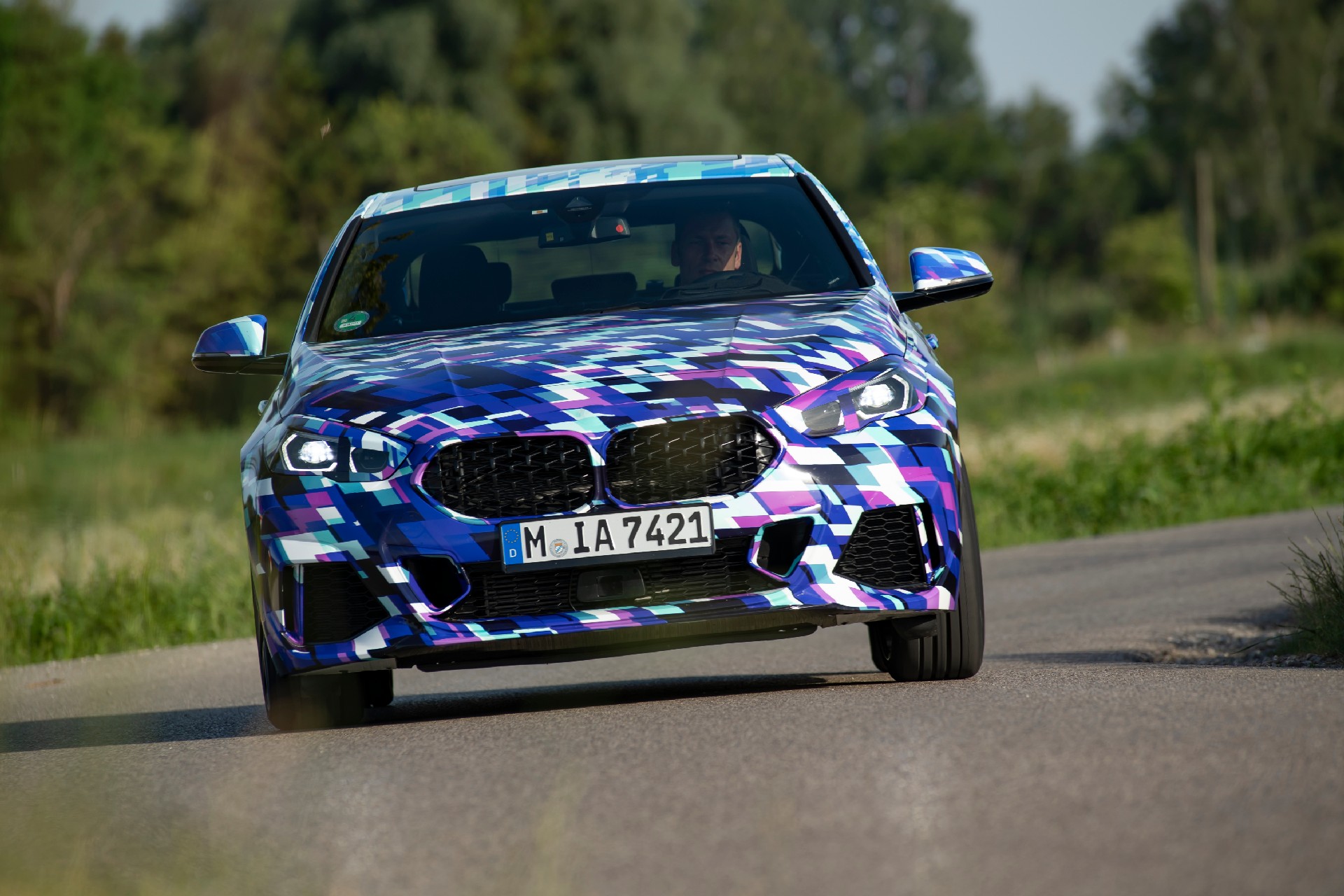 BMW Shows New 2-Series Gran Coupe With Colorful Camo